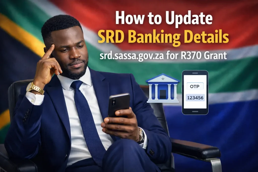  How to Update srd.sassa.gov.za Banking Details for SRD R370
